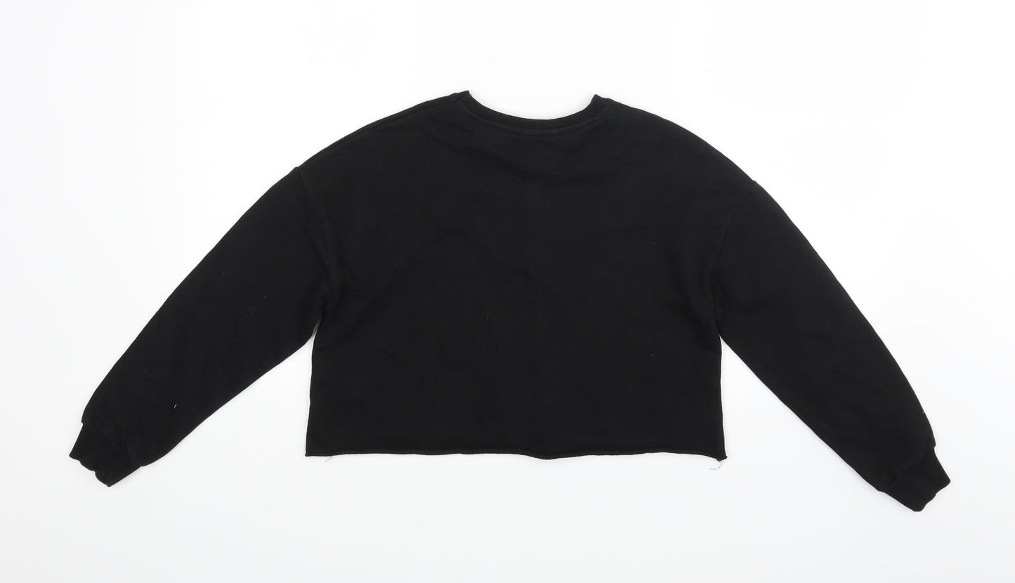 Primar4k Girls Black   Pullover Jumper Size 10-11 Years  - Cropped