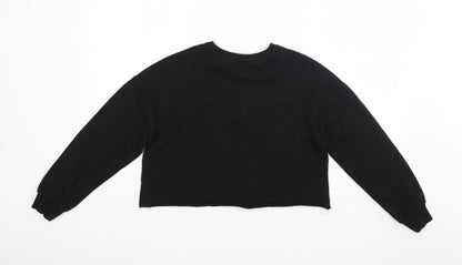 Primar4k Girls Black   Pullover Jumper Size 10-11 Years  - Cropped