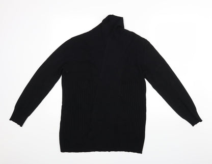 Nutmeg Womens Black   Wrap Jumper Size 18