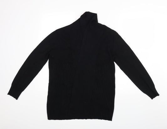 Nutmeg Womens Black   Wrap Jumper Size 18