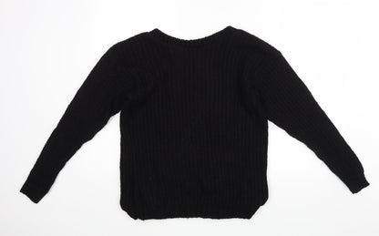 Boohoo Womens Black   Cardigan Jumper Size S