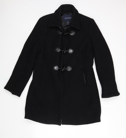 Lands End Womens Black   Jacket  Size 10