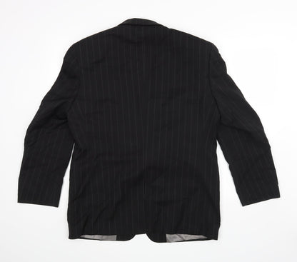 Mens UK Size 40 M&S Regular Black Suit Jacket