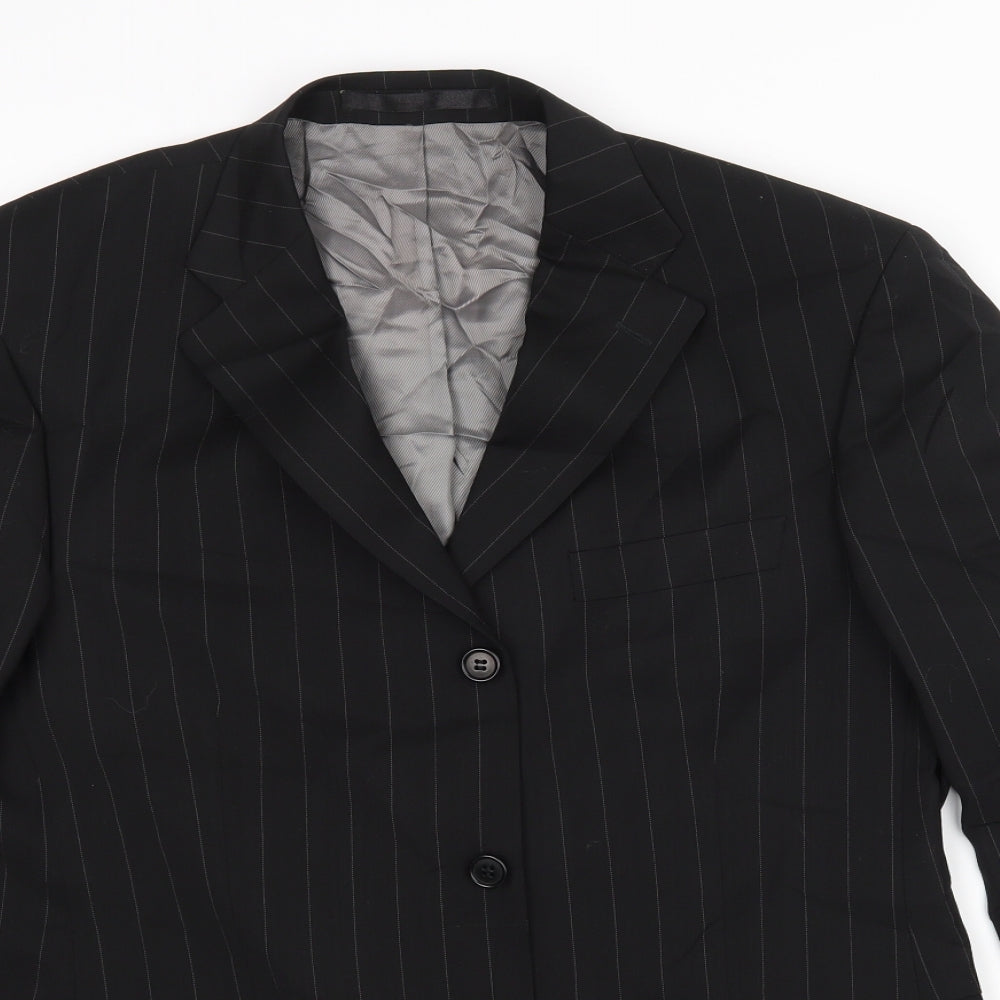 Mens UK Size 40 M&S Regular Black Suit Jacket
