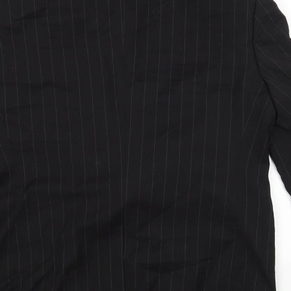 Mens UK Size 40 M&S Regular Black Suit Jacket