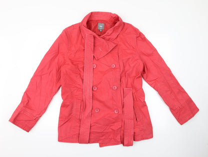 Womens UK Size XL Gap Pink Overcoat