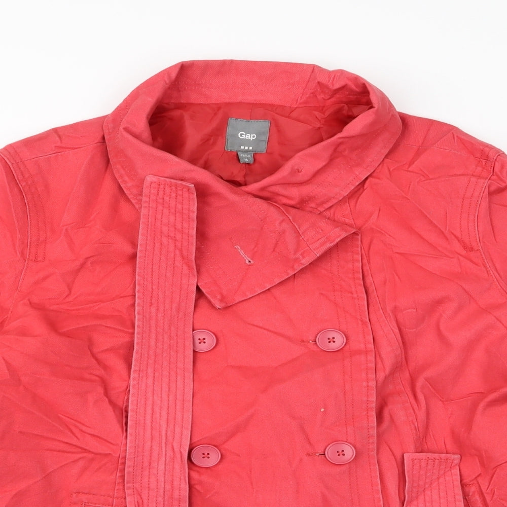 Womens UK Size XL Gap Pink Overcoat