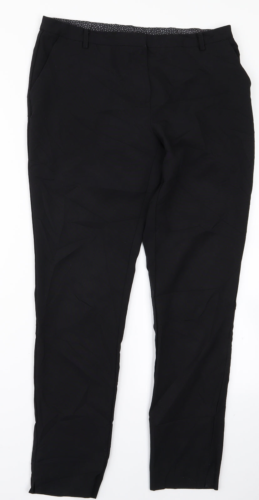 New Look Womens Black   Trousers  Size 12 L24 in
