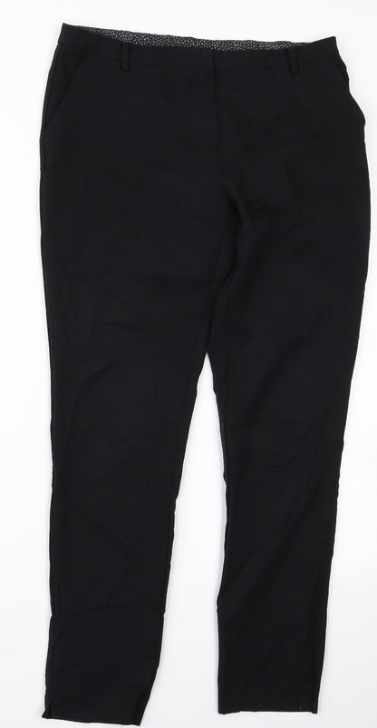 New Look Womens Black   Trousers  Size 12 L24 in