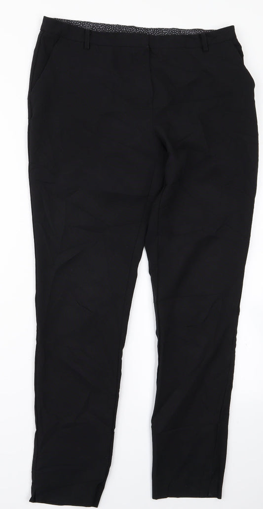 New Look Womens Black   Trousers  Size 12 L24 in