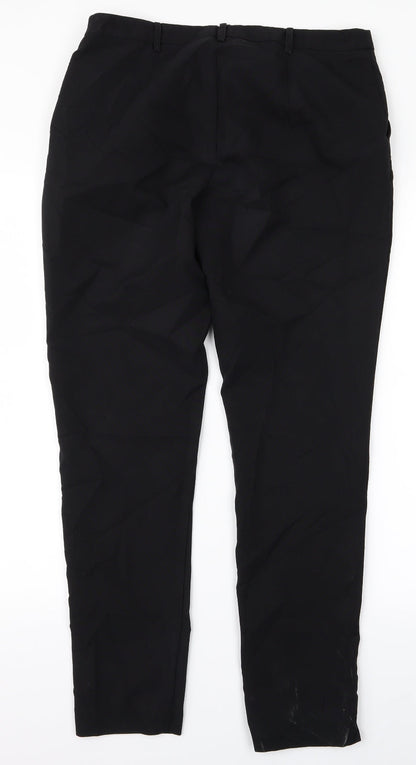 New Look Womens Black   Trousers  Size 12 L24 in