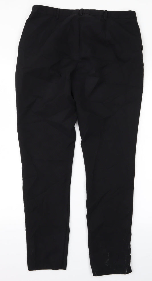 New Look Womens Black   Trousers  Size 12 L24 in