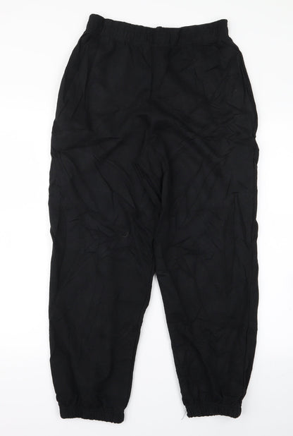 Womens UK Size S I SAW IT FIRST Regular Fit Jogger Black Trousers