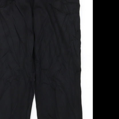 Womens UK Size S I SAW IT FIRST Regular Fit Jogger Black Trousers