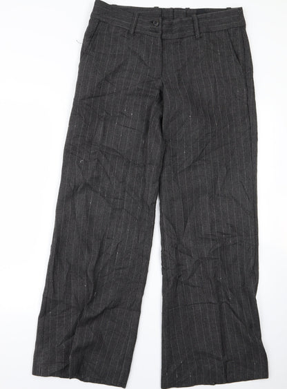 Womens UK Size 38 H&M Regular Fit  Grey Trousers