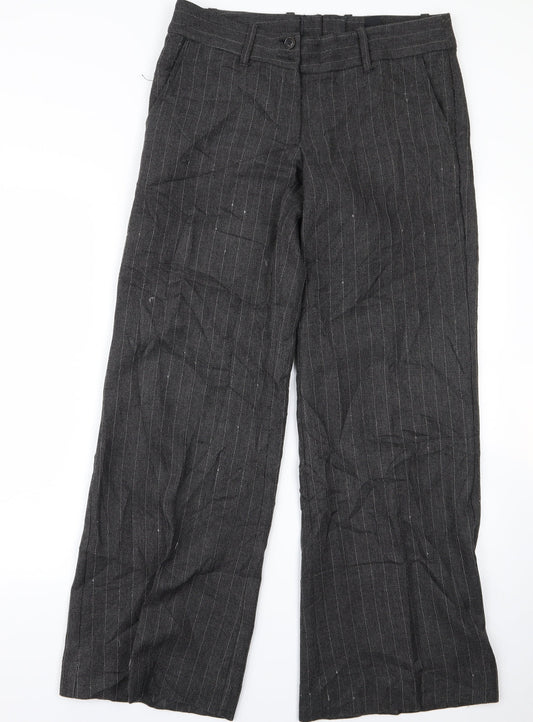 Womens UK Size 38 H&M Regular Fit  Grey Trousers