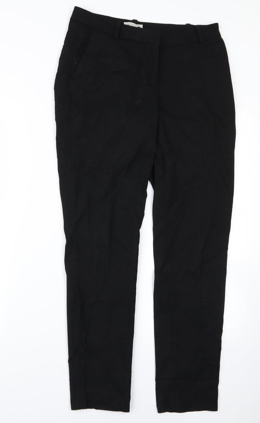 Womens UK Size 34 H&M Regular Fit  Black Trousers