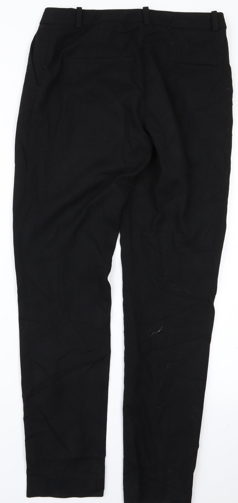 Womens UK Size 34 H&M Regular Fit  Black Trousers