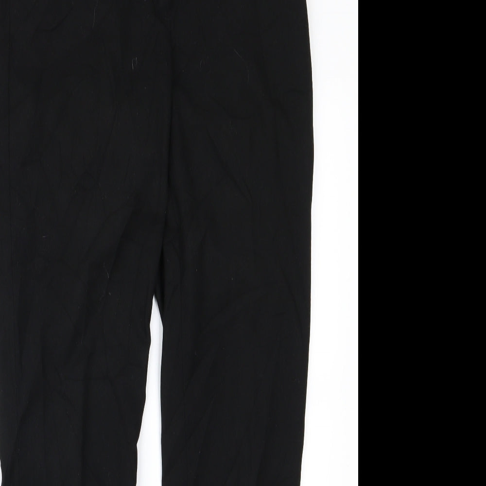 Womens UK Size 34 H&M Regular Fit  Black Trousers