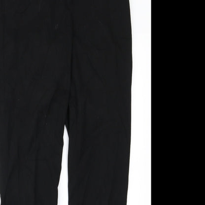 Womens UK Size 34 H&M Regular Fit  Black Trousers