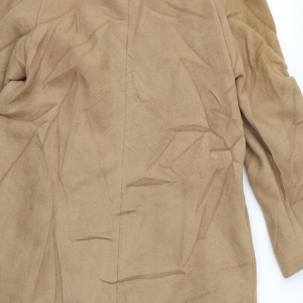 Womens UK Size 12 Preworn Brown Overcoat