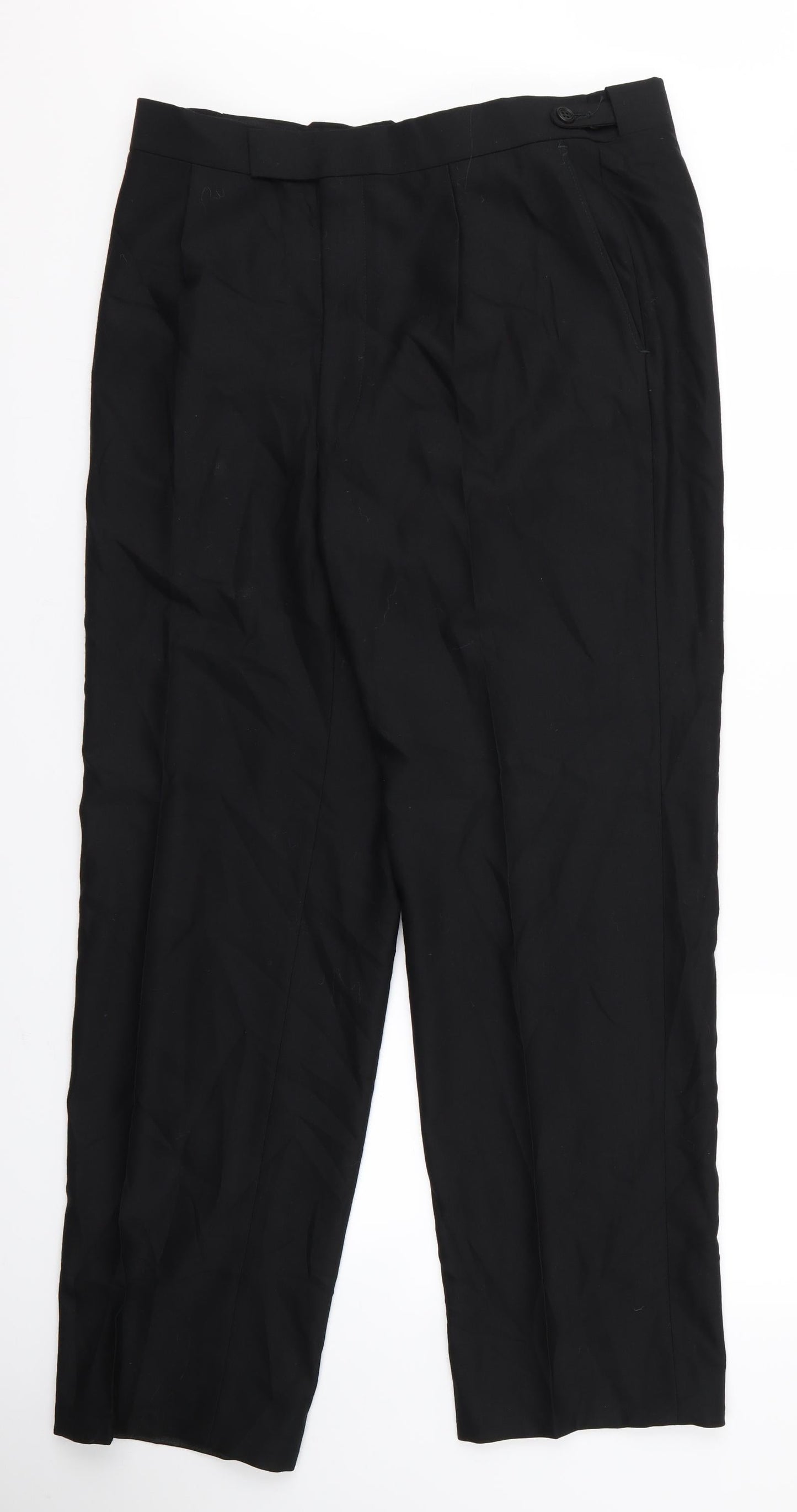 Womens UK Size 32 Alexandra Regular Fit  Black Trousers