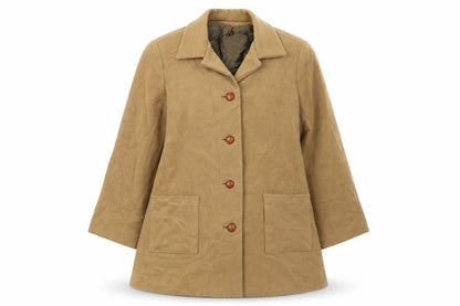 Womens UK Size XL Preworn Beige Parka Coat