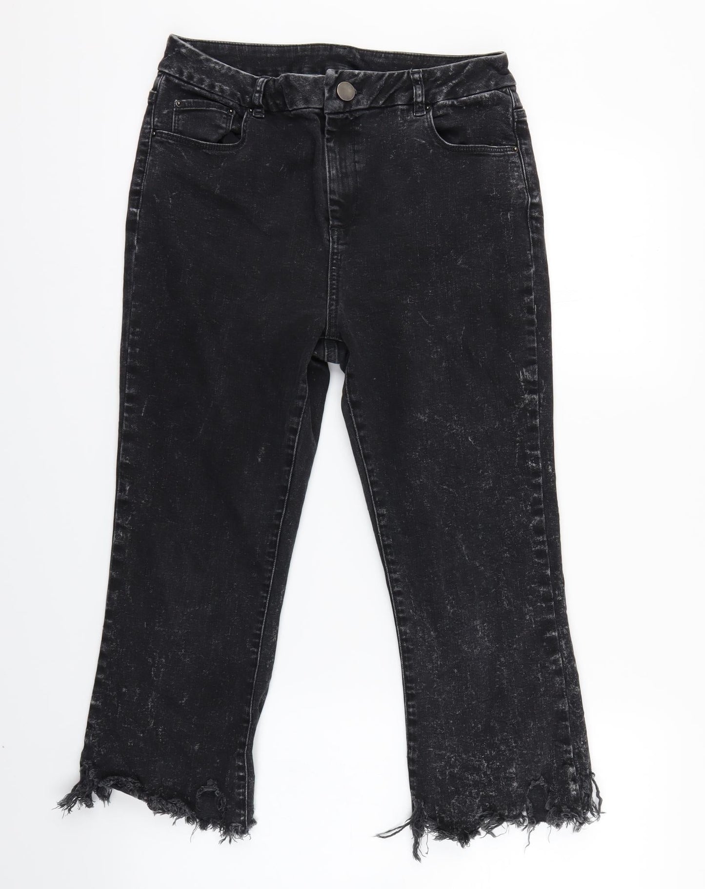 ASOS Womens Black   Straight Jeans Size 32 in L20 in