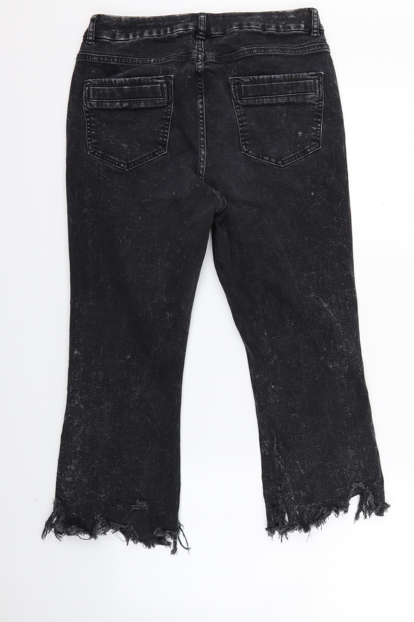 ASOS Womens Black   Straight Jeans Size 32 in L20 in