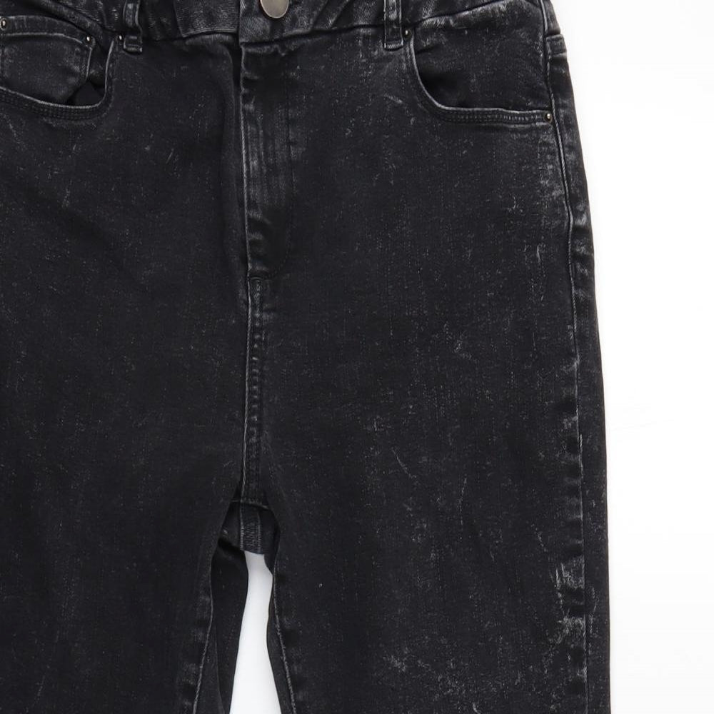 ASOS Womens Black   Straight Jeans Size 32 in L20 in