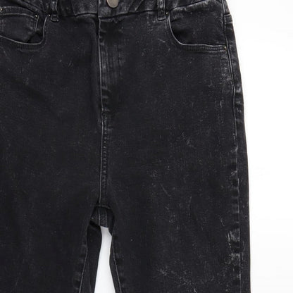 ASOS Womens Black   Straight Jeans Size 32 in L20 in