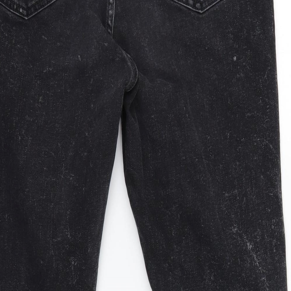ASOS Womens Black   Straight Jeans Size 32 in L20 in