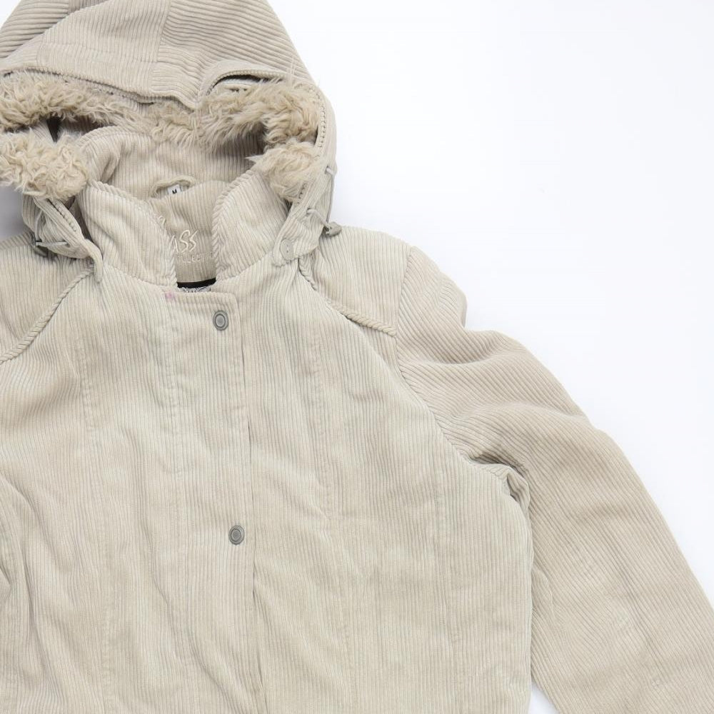 Klass Collection Womens Brown   Pea Coat Coat Size M