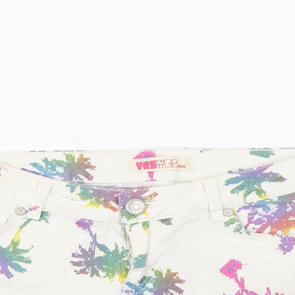 Womens UK Size 8 yesyes Regular Fit Cut-Off Shorts