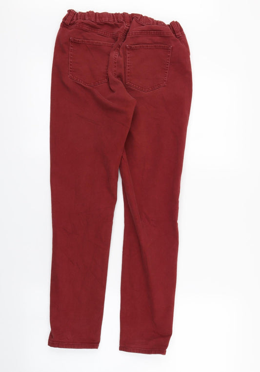 Uniqlo Womens Purple   Straight Jeans Size S L25 in