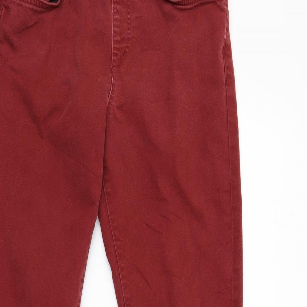 Uniqlo Womens Purple   Straight Jeans Size S L25 in