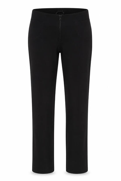 Womens UK Size 12 Preworn Regular Fit  Black Trousers