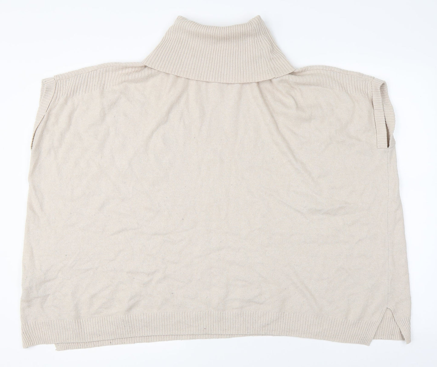 New Look Womens Beige   Cape Jumper Size S