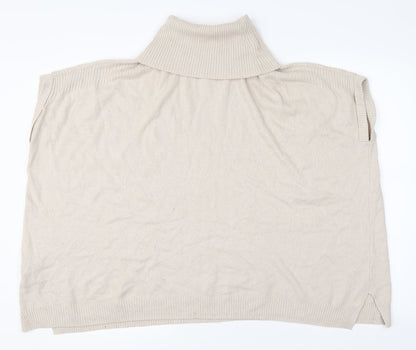 New Look Womens Beige   Cape Jumper Size S
