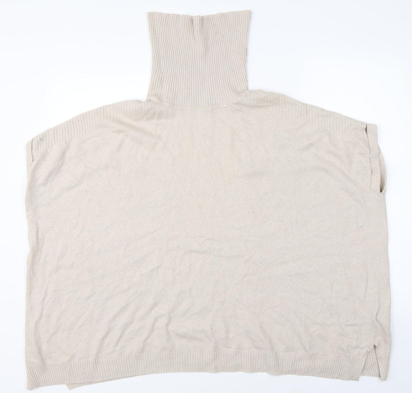 New Look Womens Beige   Cape Jumper Size S