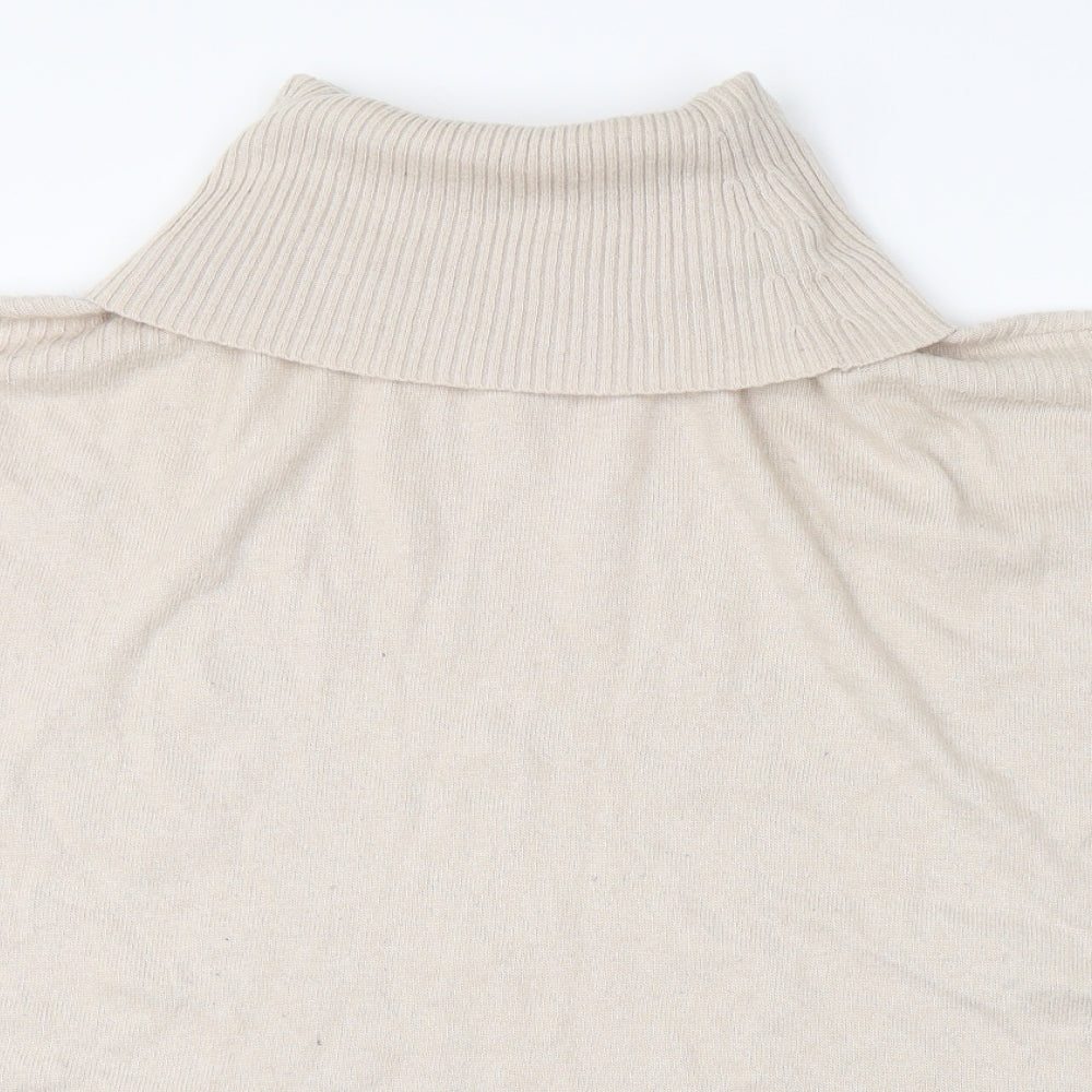New Look Womens Beige   Cape Jumper Size S