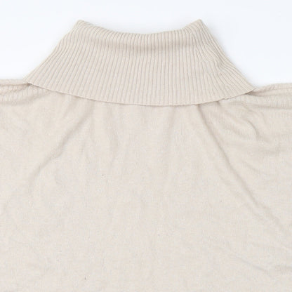 New Look Womens Beige   Cape Jumper Size S