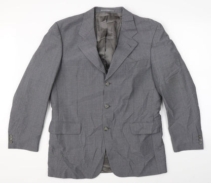 Mens UK Size 42 Preworn Regular Grey Suit Jacket