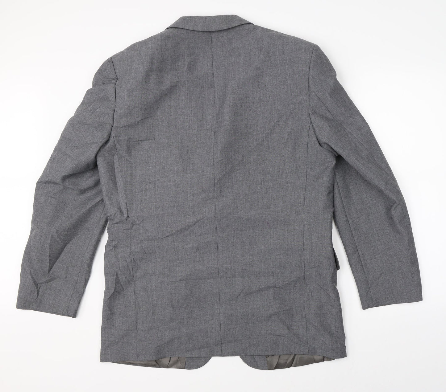 Mens UK Size 42 Preworn Regular Grey Suit Jacket