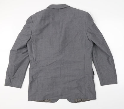 Mens UK Size 42 Preworn Regular Grey Suit Jacket