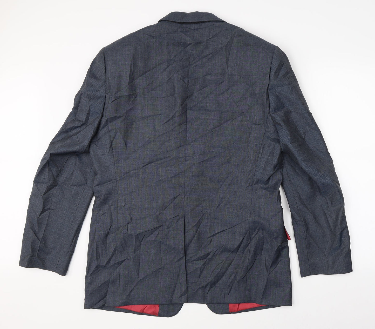 Mens UK Size 42 Preworn Regular Grey Suit Jacket