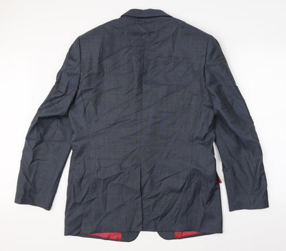 Mens UK Size 42 Preworn Regular Grey Suit Jacket