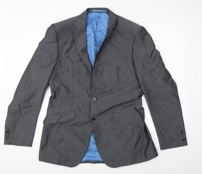 Mens UK Size 40 Marks & Spencer Regular Grey Suit Jacket