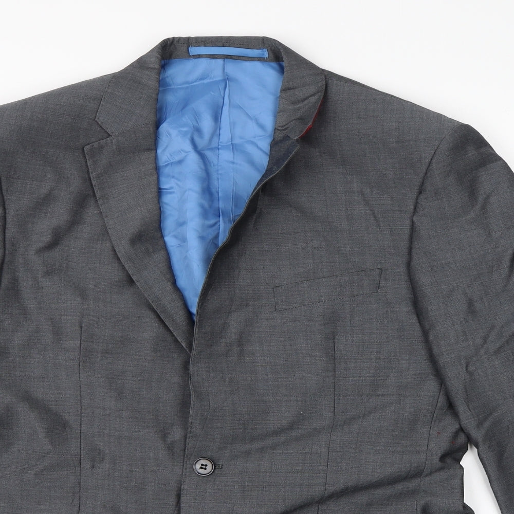 Mens UK Size 40 Marks & Spencer Regular Grey Suit Jacket