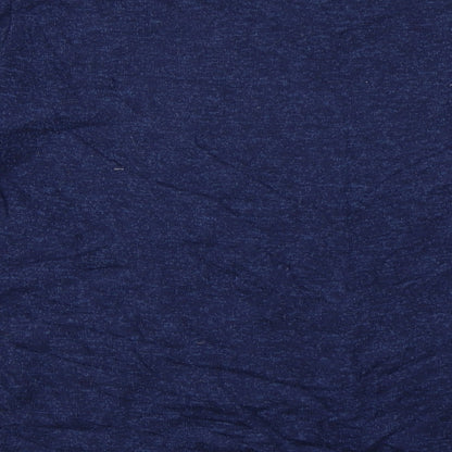 George Womens Blue  Jersey Basic T-Shirt Size 10